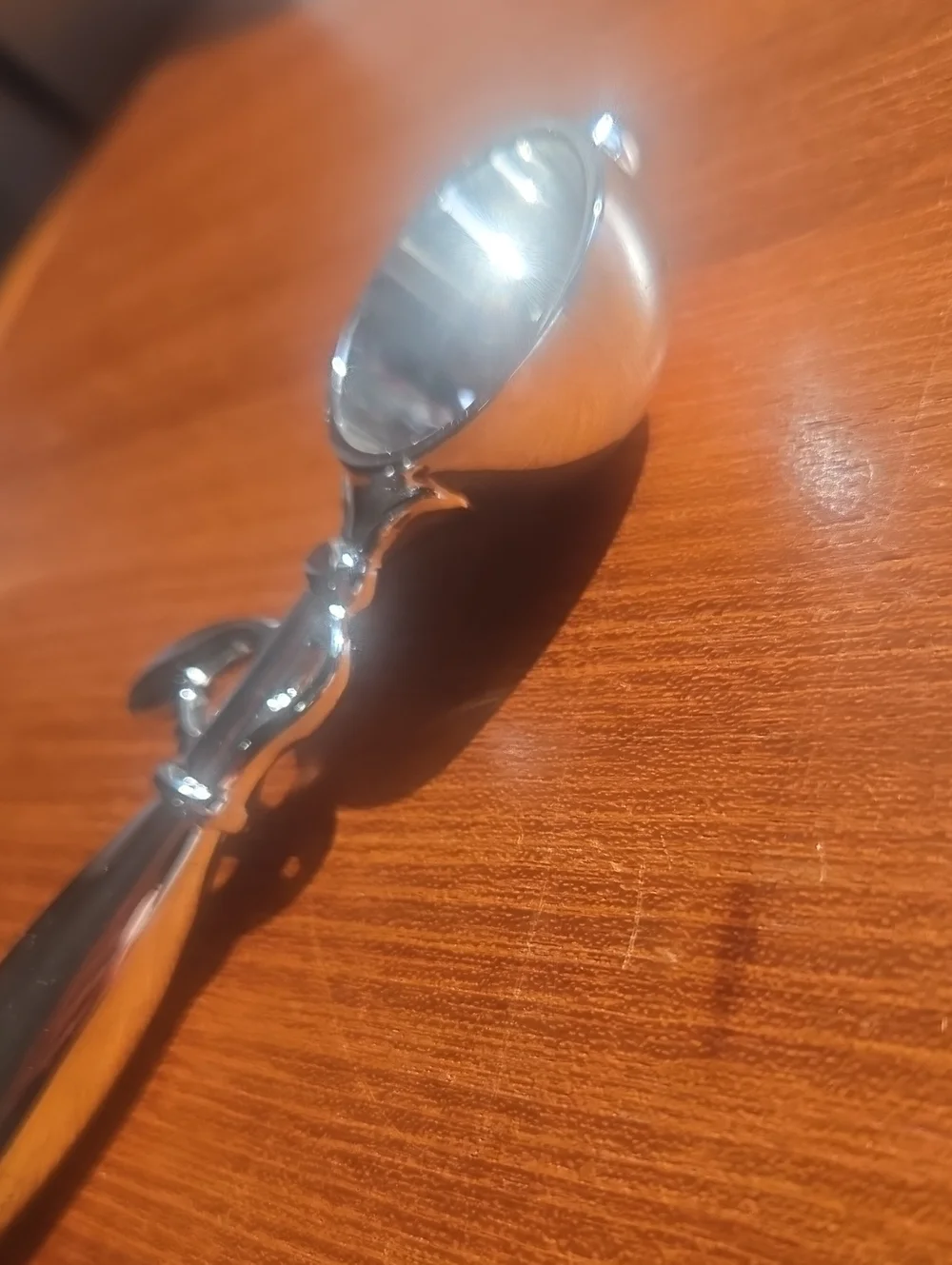 PartyLite Silver Ice Cream Candle Snuffer NIB RETIRED P7625